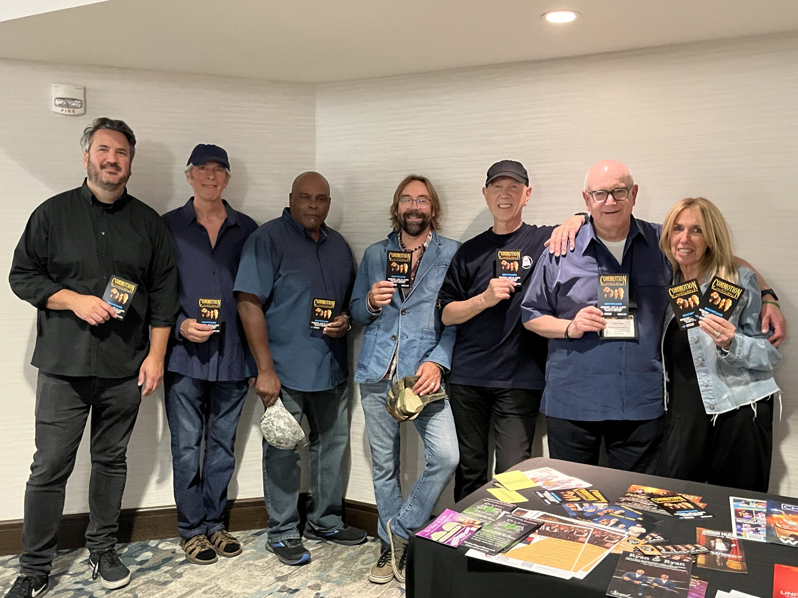 Commotion with agents at Midwest Arts Convention